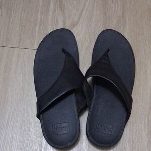 Fitflop Black Thong Sandals